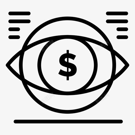 眼睛数字营销svg_新图网 https://ixintu.com 眼睛 数字 营销