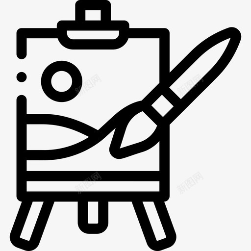 绘画风景艺术39线性svg_新图网 https://ixintu.com 绘画 风景 艺术 线性