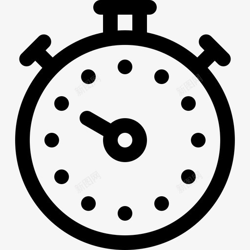 秒表健身125直线型svg_新图网 https://ixintu.com 秒表 健身 直线 线型