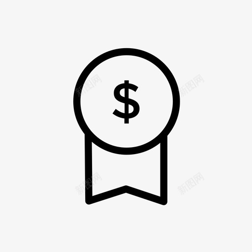 保证美元徽章退款svg_新图网 https://ixintu.com 保证 美元 退款 徽章 丝带 优质