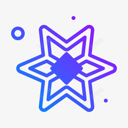 星星抽象7渐变svg_新图网 https://ixintu.com 星星 抽象 渐变