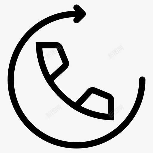 打电话听说svg_新图网 https://ixintu.com 打电话