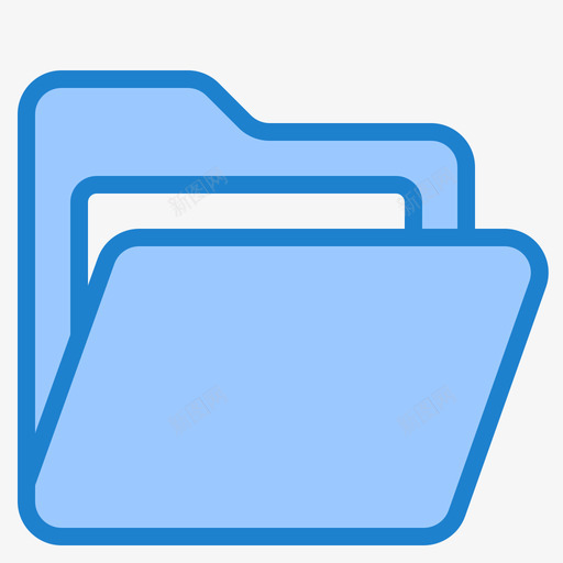 文件夹office198蓝色svg_新图网 https://ixintu.com 文件夹 office 蓝色