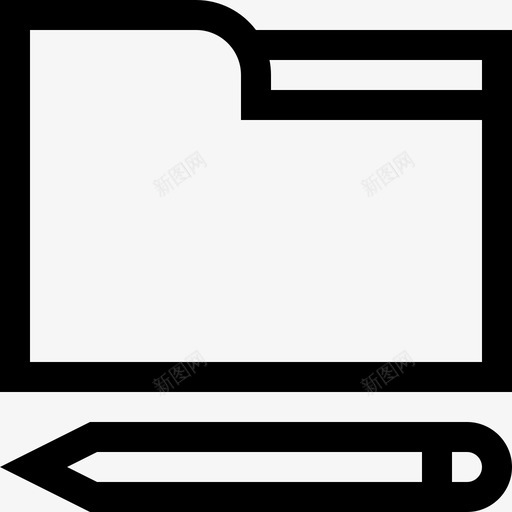 编辑文件夹58线性svg_新图网 https://ixintu.com 编辑 文件夹 线性
