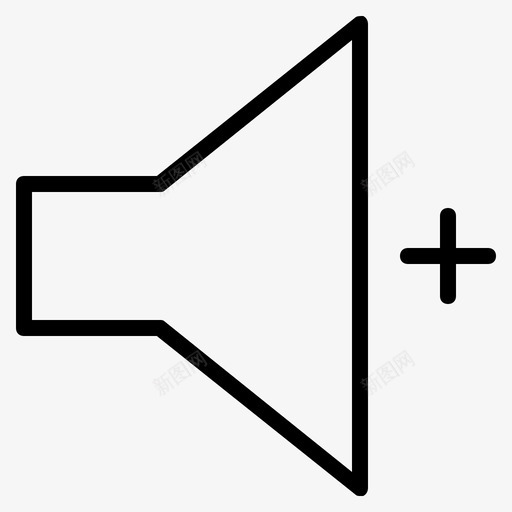 加大音量音频音乐svg_新图网 https://ixintu.com 加大 音量 音频 音乐