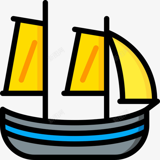船海军8线型颜色svg_新图网 https://ixintu.com 海军 线型 颜色