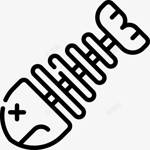 鱼骨宠物65直系svg_新图网 https://ixintu.com 鱼骨 宠物 直系
