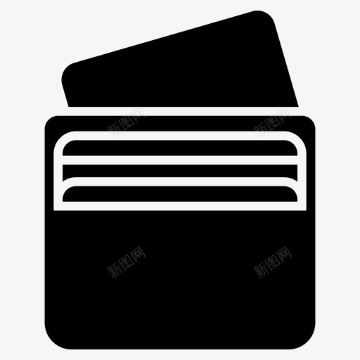 钱夹钱包银行金融字形向量图标集svg_新图网 https://ixintu.com 钱夹 钱包 银行 金融 字形 向量 图标
