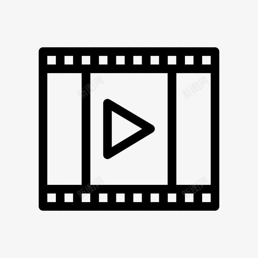 胶片带电影唱片svg_新图网 https://ixintu.com 胶片 电影 唱片 视频 媒体