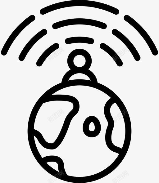 地球播客线性svg_新图网 https://ixintu.com 地球 播客 线性