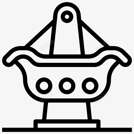 海盗船主题公园4直线型svg_新图网 https://ixintu.com 海盗船 主题公园 直线 线型