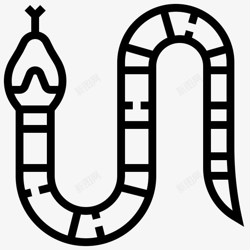 蛇动物危险svg_新图网 https://ixintu.com 动物 危险 爬行动物 海洋 救生 应急 服务
