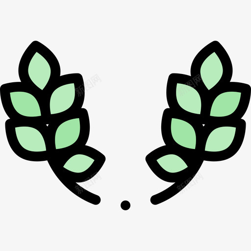 月桂树希腊神话29直线颜色svg_新图网 https://ixintu.com 月桂树 希腊神话 直线 颜色