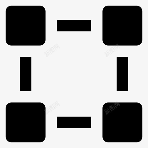 区块链设计开发平面设计svg_新图网 https://ixintu.com 区块 设计开发 平面设计 布局 展台 结构 用户界面 材料 字形 图标