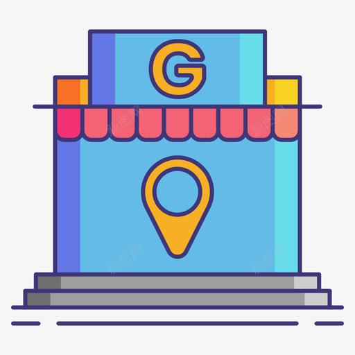 店面网络营销1线性颜色svg_新图网 https://ixintu.com 店面 网络营销 线性 颜色