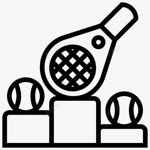 讲台网球元素直线svg_新图网 https://ixintu.com 讲台 网球 元素 直线