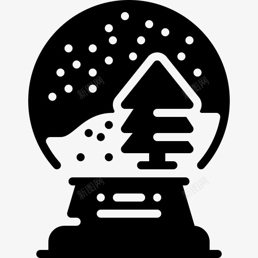 雪花地球仪圣诞装饰11填充svg_新图网 https://ixintu.com 雪花 地球仪 圣诞 装饰 填充