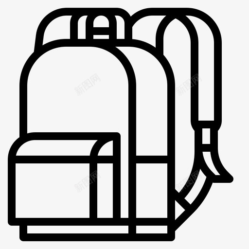 背包衣服20轮廓svg_新图网 https://ixintu.com 背包 衣服 轮廓