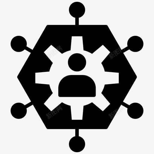 技能成就能力svg_新图网 https://ixintu.com 技能 成就 能力 专长 个人 效率 学习 字形 图标