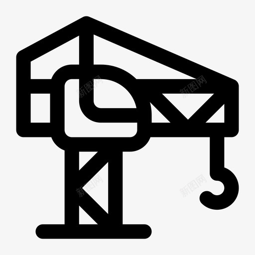 塔机svg_新图网 https://ixintu.com 塔机