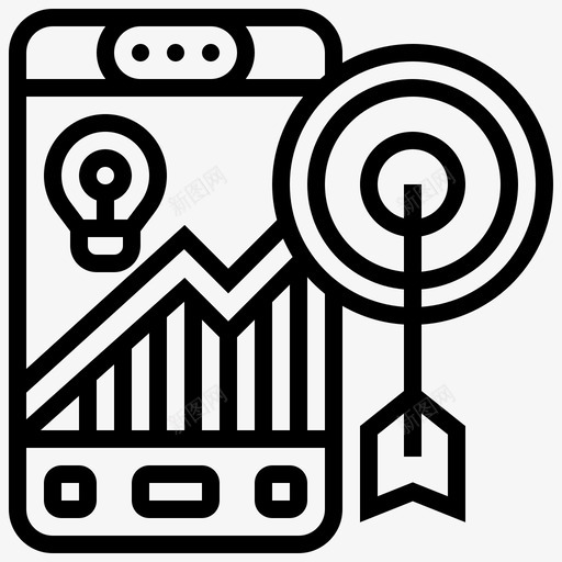 互联网广告78线性svg_新图网 https://ixintu.com 互联网 广告 线性
