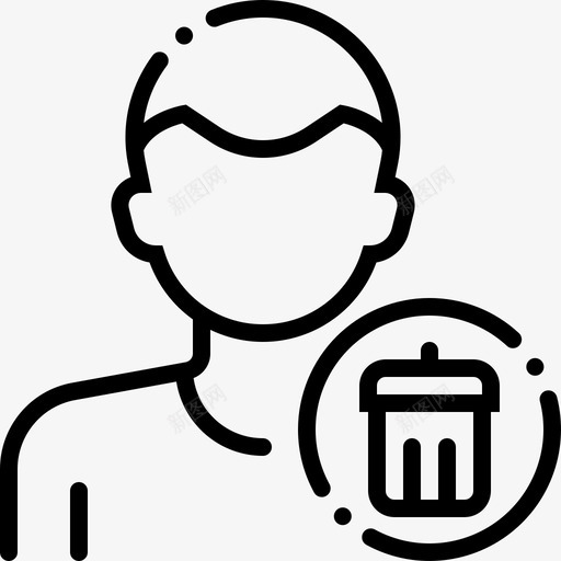 删除用户用户26线性svg_新图网 https://ixintu.com 用户 删除 线性