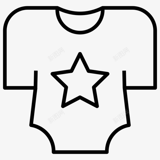 连体衣婴儿服装婴儿连衣裙svg_新图网 https://ixintu.com 婴儿 连体衣 服装 连衣裙 衬衫 整体 矢量 矢量图 图标