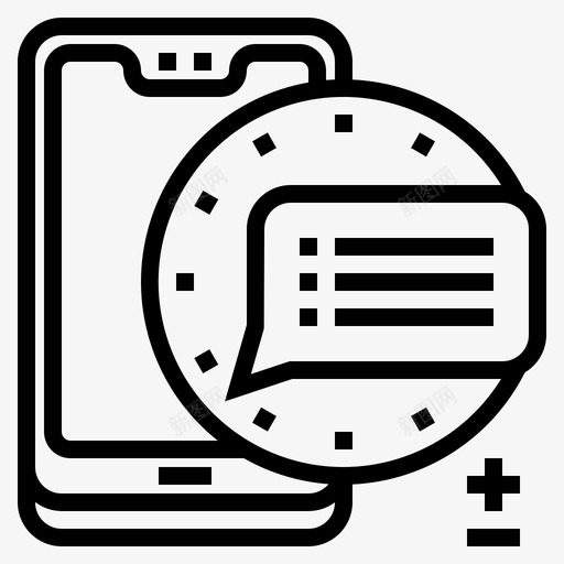信息智能手机技术4线性svg_新图网 https://ixintu.com 信息 智能 手机 技术 线性