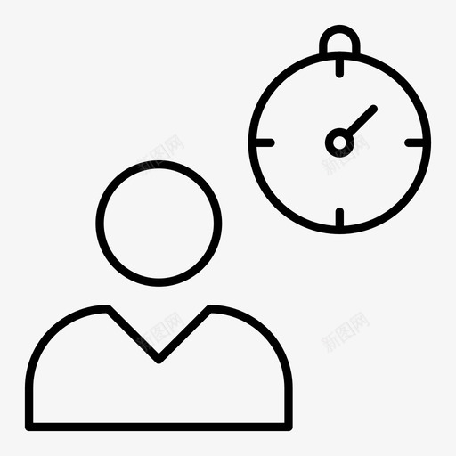 截止日期帐户配置文件svg_新图网 https://ixintu.com 截止 截止日 日期 帐户 配置文件 秒表 计时器 用户 启动 业务 线图