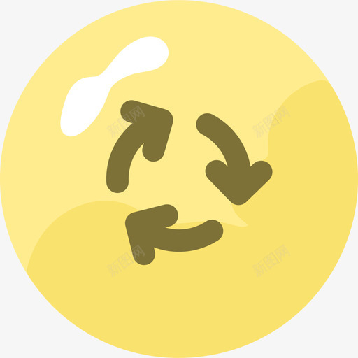 环形交叉口箭头92平svg_新图网 https://ixintu.com 环形 交叉口 箭头