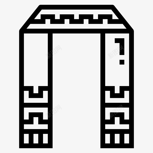 围巾足球77直线型svg_新图网 https://ixintu.com 围巾 足球 直线 线型