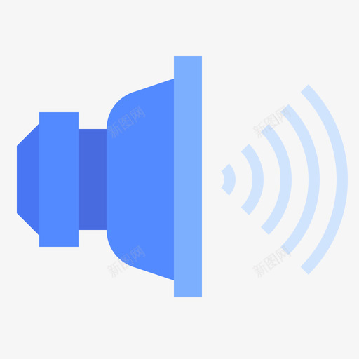 音箱通讯202扁平svg_新图网 https://ixintu.com 音箱 通讯 扁平