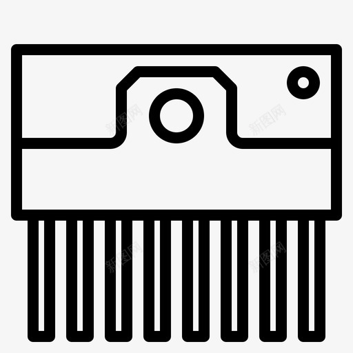 半导体半导体4线性svg_新图网 https://ixintu.com 半导体 线性