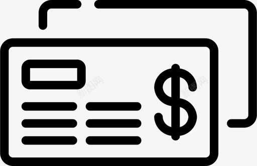 支票业务436直线svg_新图网 https://ixintu.com 支票 业务 直线