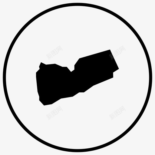 也门地图阿拉伯国家svg_新图网 https://ixintu.com 也门 地图 阿拉伯 国家 中东
