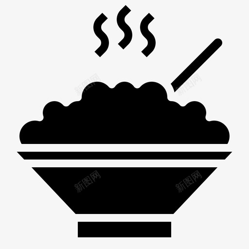 米饭东方食物7填充svg_新图网 https://ixintu.com 米饭 东方食物 东方 食物 填充