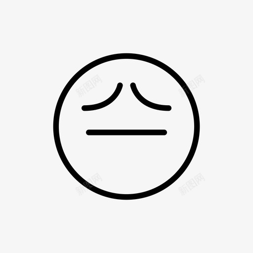 表情冷静脸svg_新图网 https://ixintu.com 表情 冷静 情绪
