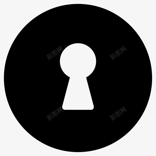 锁门钥匙svg_新图网 https://ixintu.com 钥匙 门锁 安全
