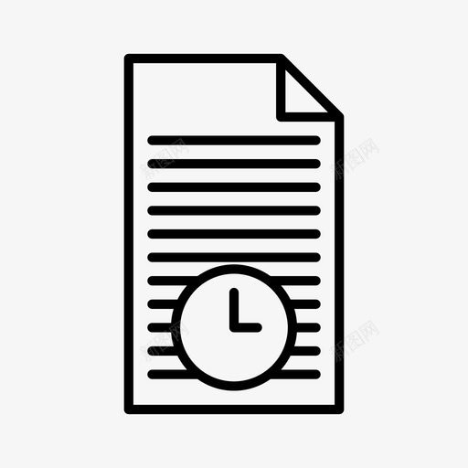 文件档案历史svg_新图网 https://ixintu.com 文件 档案 历史 时间 学校