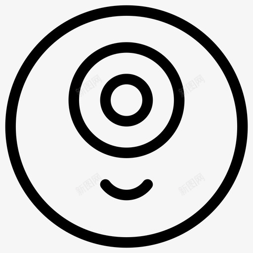 独眼巨人表情符号怪物svg_新图网 https://ixintu.com 表情 符号 独眼 巨人 怪物 一只 一只眼 眼睛