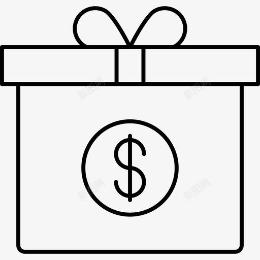 金钱金融礼物svg_新图网 https://ixintu.com 礼物 金钱 金融