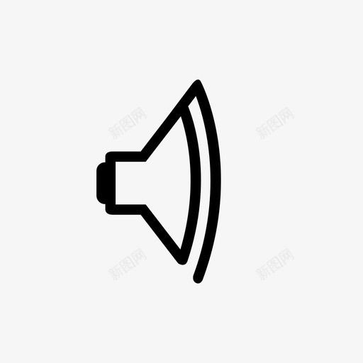 音量音频音乐svg_新图网 https://ixintu.com 音量 音频 音乐 声音 扬声器