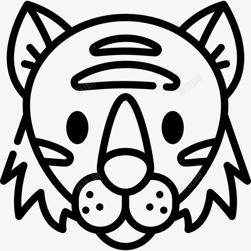 老虎野生动物40只直系svg_新图网 https://ixintu.com 老虎 野生动物 40只 直系