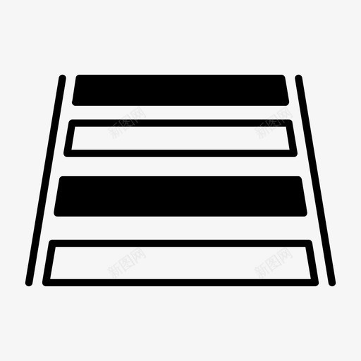 斑马线行人道路svg_新图网 https://ixintu.com 斑马线 行人 道路