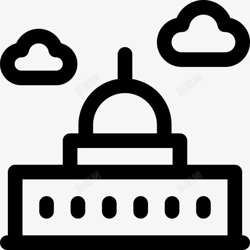 圣保罗大教堂欧洲6号直线形svg_新图网 https://ixintu.com 圣保罗 大教堂 欧洲 6号 直线 线形