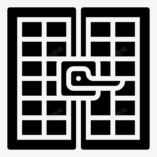 窗户家庭安全7字形svg_新图网 https://ixintu.com 窗户 家庭 安全 字形