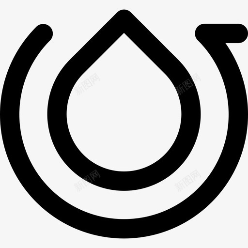 水滴水管工43线性svg_新图网 https://ixintu.com 水滴 水管 管工 线性