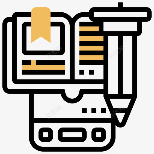 ELearning数字转型4黄影svg_新图网 https://ixintu.com Learning 数字 转型 黄影