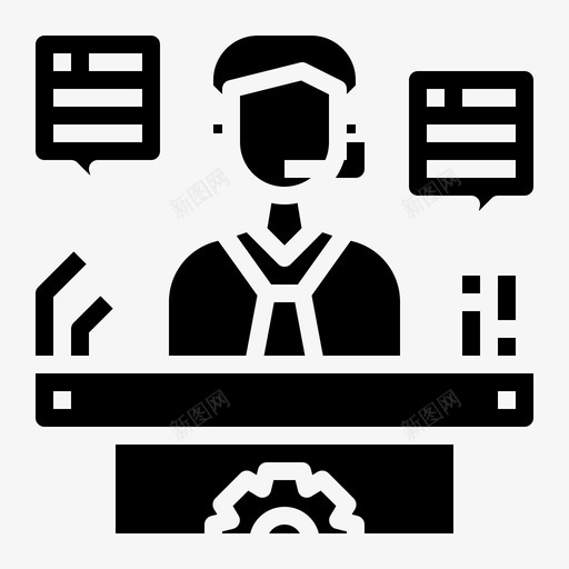 研讨会公司4实心svg_新图网 https://ixintu.com 研讨会 公司 实心