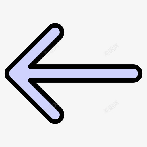 上一个箭头23线颜色svg_新图网 https://ixintu.com 上一个 箭头 颜色